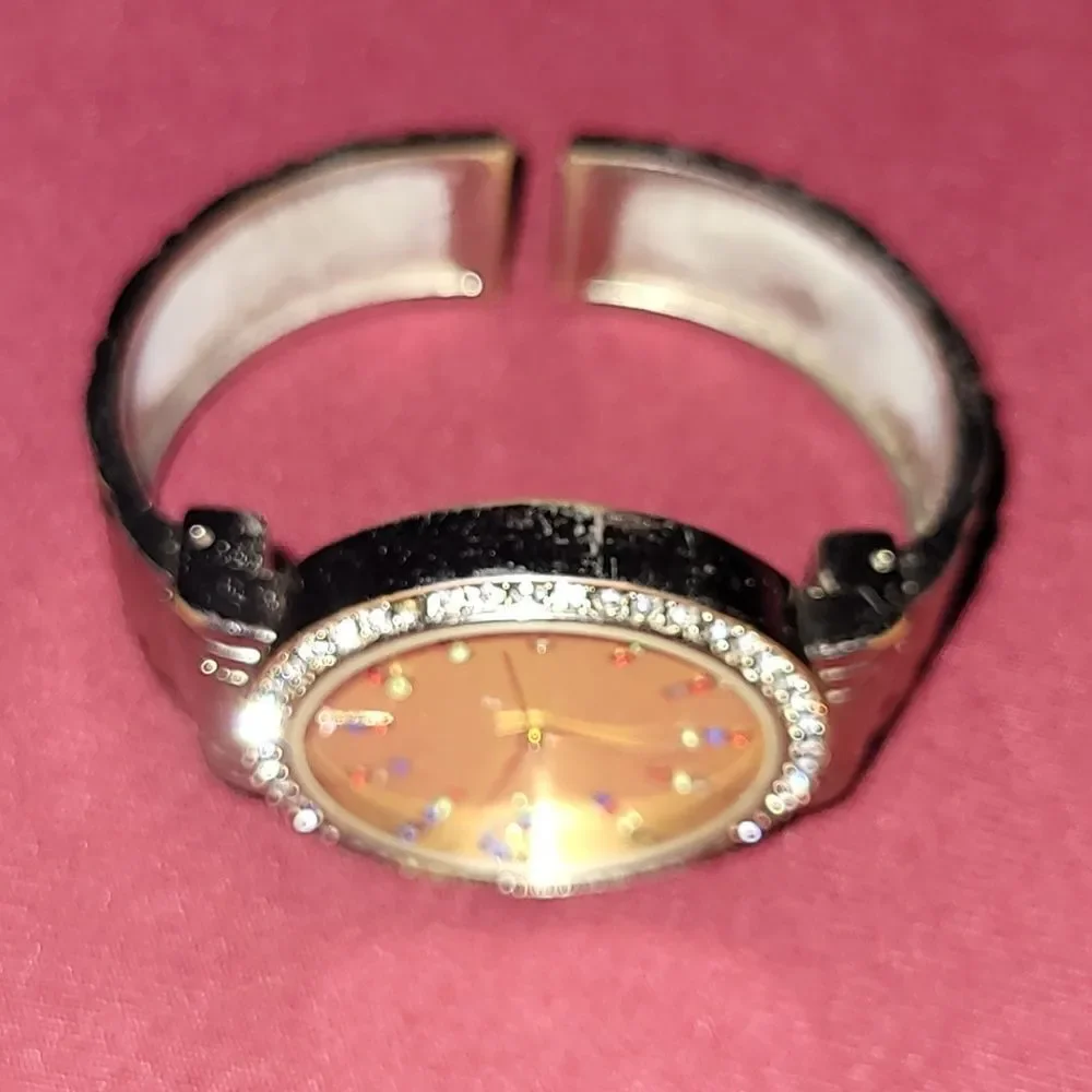 Beautiful Stainless Steel Diamond Silver watch
